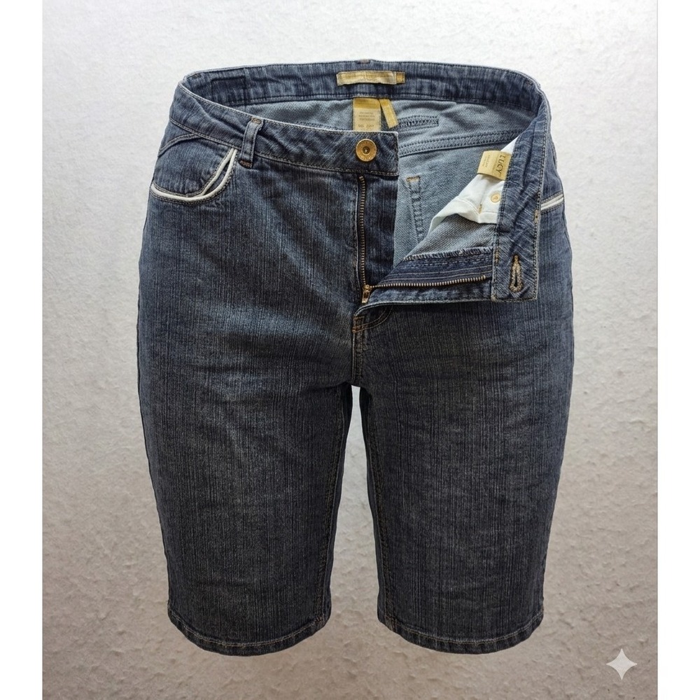 Boom Boom Jeans Y2K Women's Vapor Gray Demin Jean‎ Shorts. Size 16W